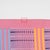1970s Christian Dior Paris Silk Scarf Geometric Print in Pink and Apricot For Sale - Image 5 of 7
