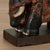 Antique Indian Carved Wood Elephant Stand or Pedestal For Sale - Image 9 of 12