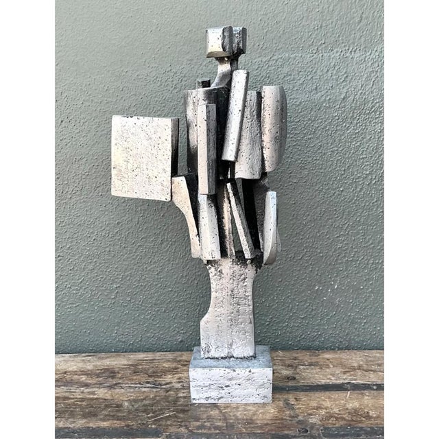Vintage Don Drumm Abstract Metal Sculpture | Chairish