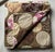 Hippie-Chic Japanese Cotton Medallion Quilt — Chocolate Brown & Pink Floral Circles, Hand Quilted, 66x88P For Sale - Image 14 of 18