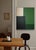 Bodasca, Minimalist Abstract Green Composition, 2026, Acrylic on Canvas For Sale - Image 3 of 15