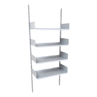 606 Wall Shelf in Aluminum by Dieter Rams for Vitsoe For Sale