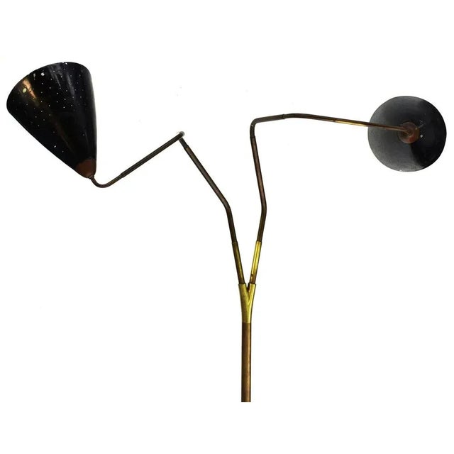 1950s Vintage Flamingo Floor Lamp by Franz Hagenauer for Werkstätte Hagenauer Wien, 1950s For Sale - Image 5 of 13