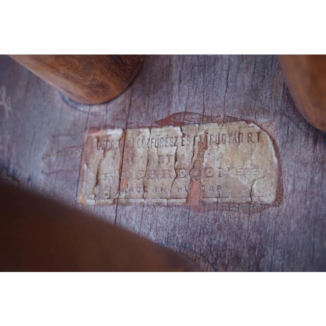 Wood Debrecen Austro-Hungarian Bentwood Plant Stand For Sale - Image 7 of 7