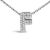 Elegance meets personalized charm in this exquisite pendant, meticulously crafted from radiant 10K white gold with a...