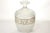Fluted Frost Glass Jar For Sale - Image 4 of 4