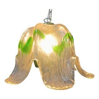 Vintage Murano Glass Pendant Light from Mazzega, 1960s For Sale