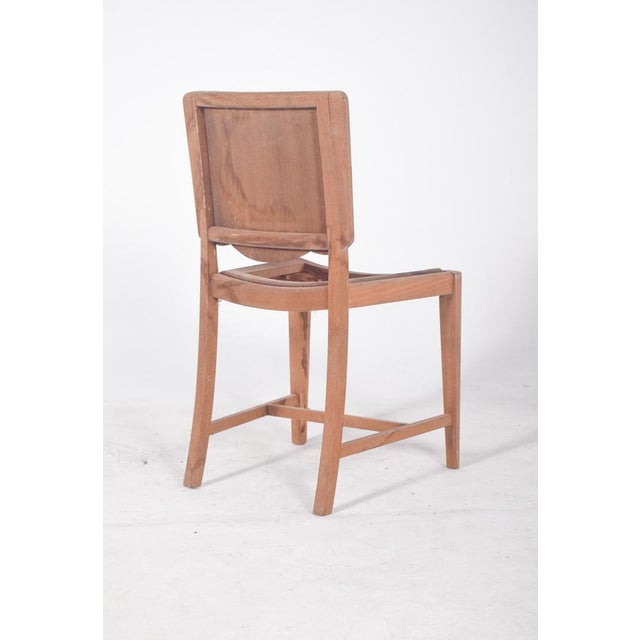 Dining Chair with Cut-Out Back, 1920 For Sale - Image 3 of 7
