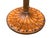 Arts & Crafts Antique 1910s Edward Miller Table Lamp With Original Copper Finish, 1920s Orange and Gold Mica Shade With Rewired Pullchain Socket For Sale - Image 3 of 18