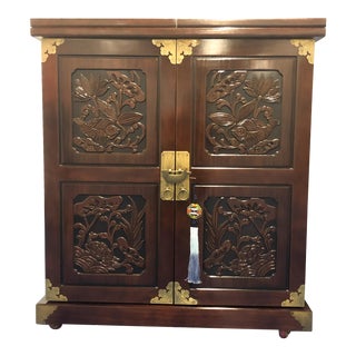 Korean Wine Bar Cabinet For Sale