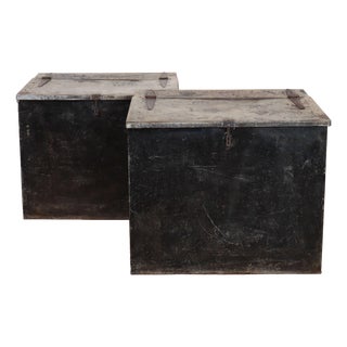 Storage Bins, 1920s, Set of 2 For Sale