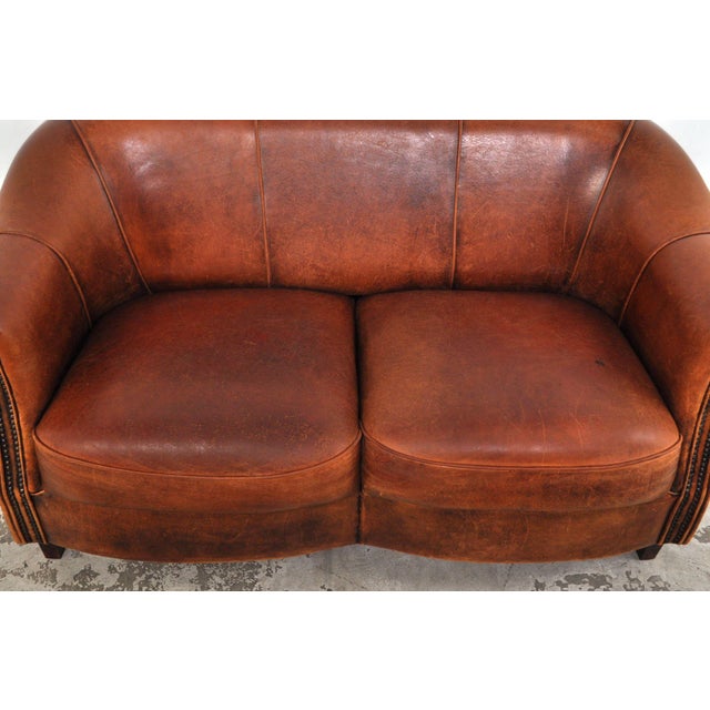 1970s Vintage Joris Sofa in Sheep Leather, 1970s For Sale - Image 5 of 14