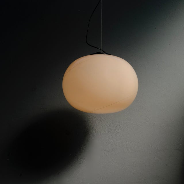 Glass Vintage Italian Pendant in Murano Glass, 1980s For Sale - Image 7 of 18