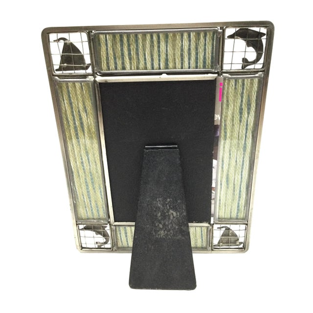 Vintage Pewter Ocean Theme 4 X 6 Photo Frame For Sale - Image 10 of 11