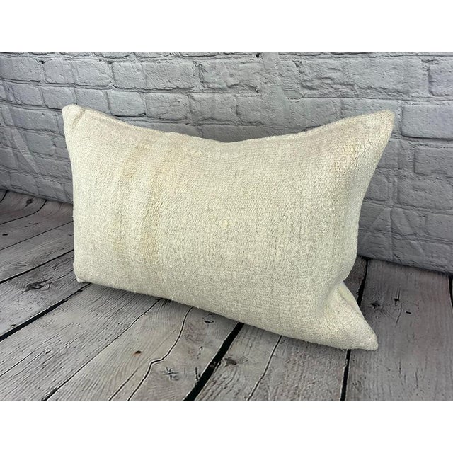 Vintage Pillow Case Turkish Hemp Pillow Decorative Hemp Pillow Dry cleaning only. PILLOW INSERT IS NOT INCLUDED