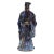 Chinese Ceramic Blue Glaze Historic ZLarge Liang Figure For Sale - Image 4 of 7
