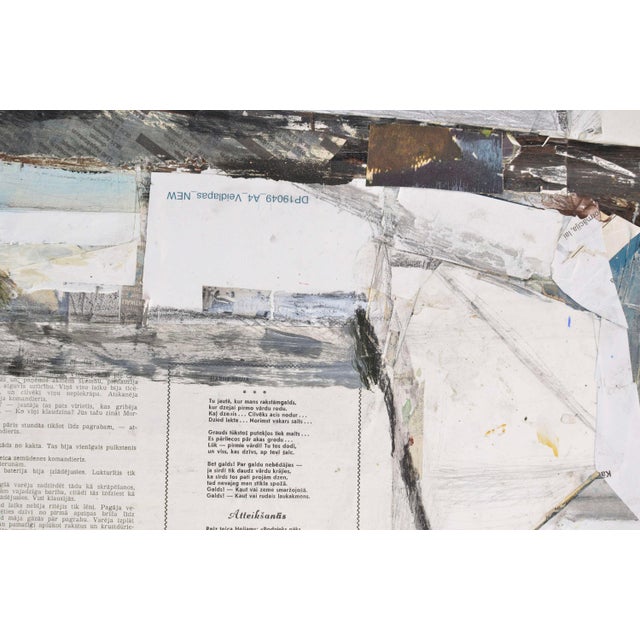 Imants Vecozols, Before Snow, 2000s, Mixed Media on Cardboard For Sale - Image 4 of 8
