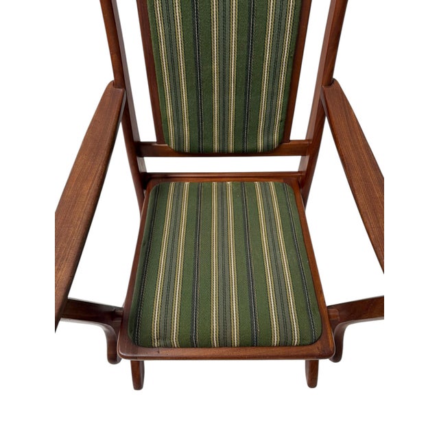 Brown Mid-Century Modern Danish Rocking Chair in Teak, 1960s For Sale - Image 8 of 11