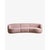 Cipria 3 Seater Sofa in Solid Wood, Upholstery & Polyurethane Foam by Softhouse Dimensions: D 110 x W 280 x H 72 cm....