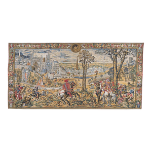 Medieval Brussels Tapestry - 244 X 475 Cm (8'0" X 15'7") - Requires Concealed Wooden Batten
