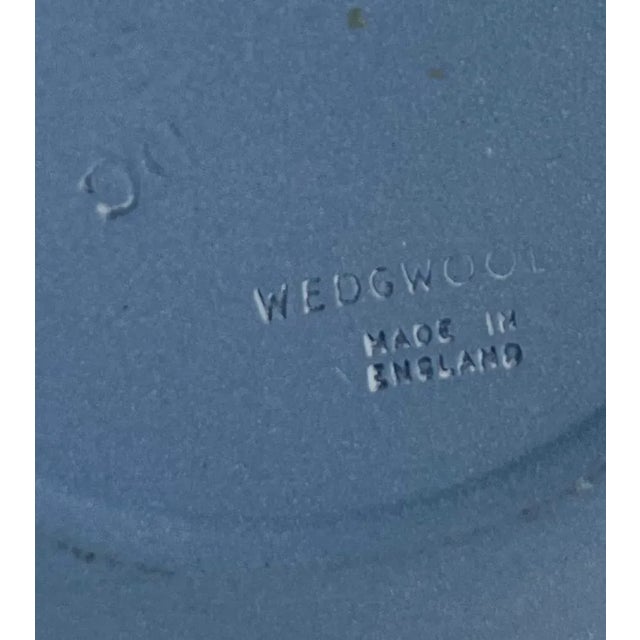 Blue Vintage Wedgwood Blue Jasperware Ashtray or Catchall Dish For Sale - Image 8 of 8