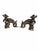 Antique French Rococo Revival Bronze Chenets Andirons – Pair For Sale - Image 11 of 11