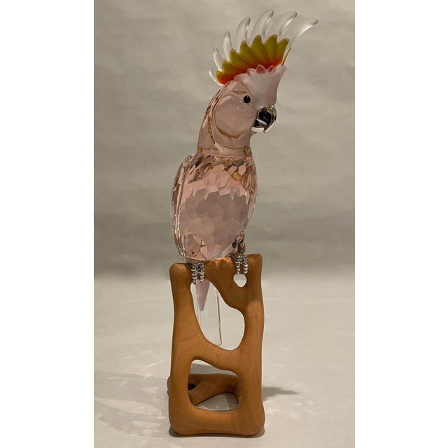 Figurative Swarovski Crystal Cockatoo Bird Figure For Sale - Image 3 of 8