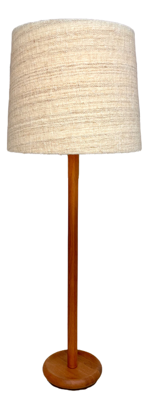 Floor Lamp in Solid Teak with integrated Uplight from Domus, 1960s