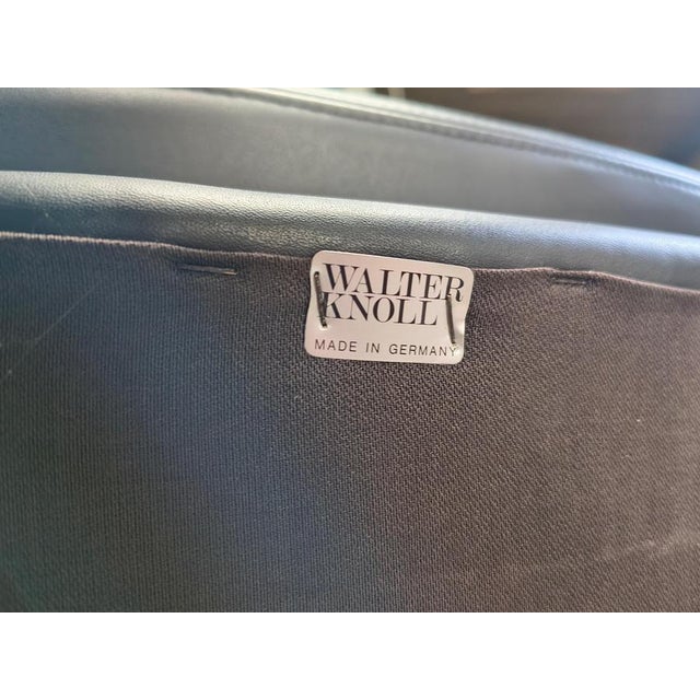 Swivel Chairs attributed to Bernd Munzebrock for Walter Knoll, 1970s, Set of 4 For Sale - Image 3 of 13