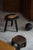 Brutalist Swedish Tripod Stool in Pine & Cowhide, 1950s For Sale - Image 3 of 12