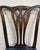 Vintage English Chippendale Style Carved Mahogany Dining Chairs - Set of 8 For Sale - Image 10 of 12
