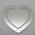 Vintage Italian Handmade Silver Heart-Shaped Bookmark Engraved with Ar, Padova, 1980s For Sale - Image 3 of 14