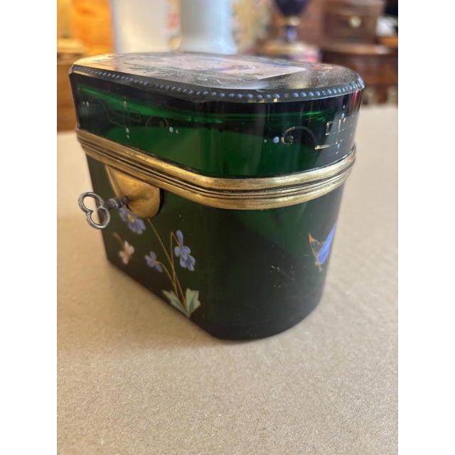 Glass Exceptional Lidded Box For Sale - Image 7 of 9