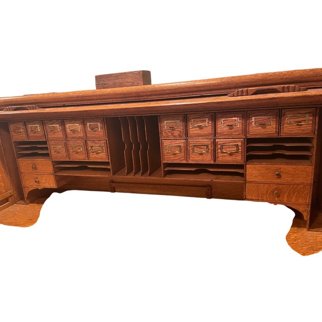 Late 20th Century Rolltop Desk For Sale In Denver - Image 6 of 12