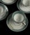 20th Century European Porcelain Coffee Set with Cups and Plates, Set of 18 For Sale - Image 13 of 15