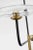 2020s Ian K. Fowler for Visual Comfort Signature Calvino Large Arched Chandelier in Aged Iron & Hand-Rubbed Antique Brass with Clear Glass For Sale - Image 5 of 8