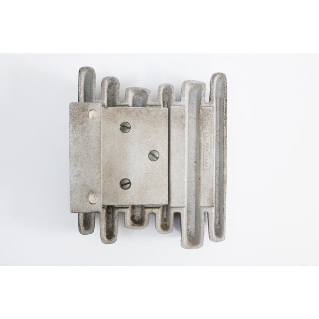 Brutalist Brass Front from Alpan Push and Pull Door Handle, 1970s For Sale - Image 4 of 6