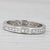 2010s 0.35ctw Diamond Eternity Wedding Band Stackable Anniversary Ring Size 4.25 For Sale - Image 5 of 8