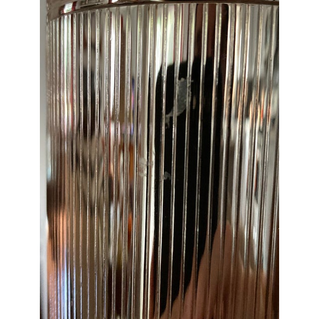 Chrome Visual Comfort Signature Collection Longacre Tall Table Lamp by Thomas O’Brien — Does Not Include Linen Lamp Shade. For Sale - Image 8 of 12