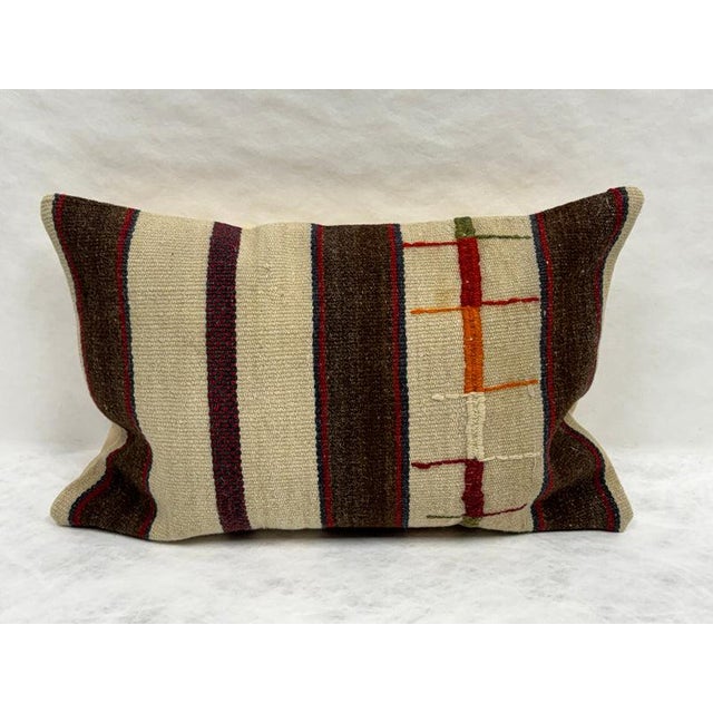 Turkish Hemp Pillow Cushion Natural Beige Brown Red Green Pillow Cushion Cover 16" x 24" #30183 Enhance your home decor...