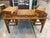 Rustic Five-Drawer Desk in Oak, 1950 For Sale - Image 3 of 18