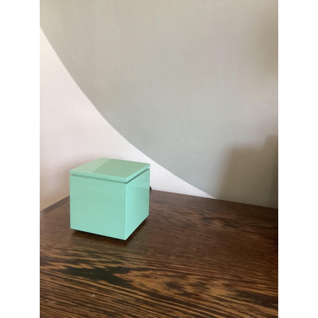 Turquoise Table Lamp from Cini & Nils, 1980 For Sale - Image 8 of 10