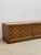 Drexel Collage MCM Low Console Lattice Door Faces Vintage Credenza Finished Back For Sale - Image 13 of 16