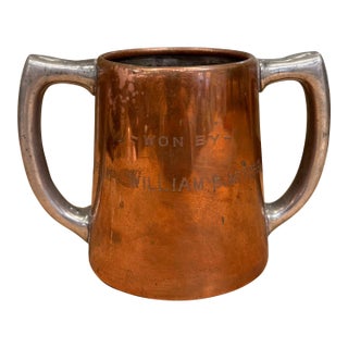 1910s Double-Handed Copper Trophy Cup For Sale