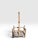 Wood Antique French Provincial Wooden Double Wine Bottle Carrier With Glass Inserts For Sale - Image 7 of 9