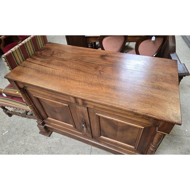 Empire Walnut 2-Door Buffet For Sale - Image 5 of 8