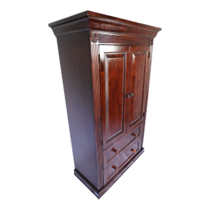 Beautiful Cherry Hardwood Armoire Dresser Entertainment Center With Drawers