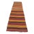 1980s Tribal Red Striped Runner Rug For Sale