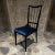 1950s Eugenio Escudero Ebonized Mahogany Dining Set and Six Velvet Chairs Mexico For Sale - Image 10 of 13