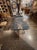  French Steel and Bronze Bakers Tables With Original Grey Marble Tops For Sale - Image 10 of 10
